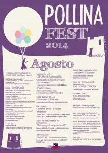 Programma Pollina Fest Agosto 2014